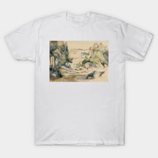 Landscape in the Provence by Paul Cezanne T-Shirt